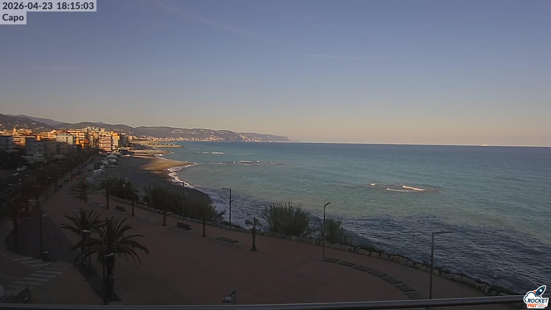 immagine della webcam nei dintorni di Pietra Ligure: webcam Borghetto Santo Spirito