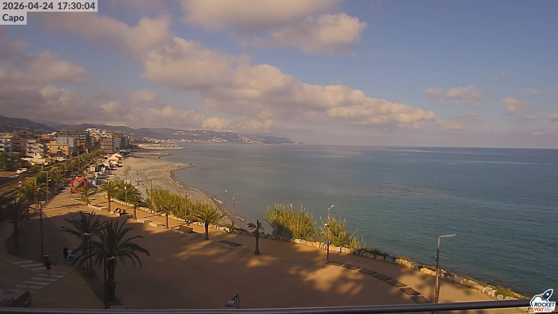 immagine della webcam nei dintorni di Spotorno: webcam Borghetto Santo Spirito