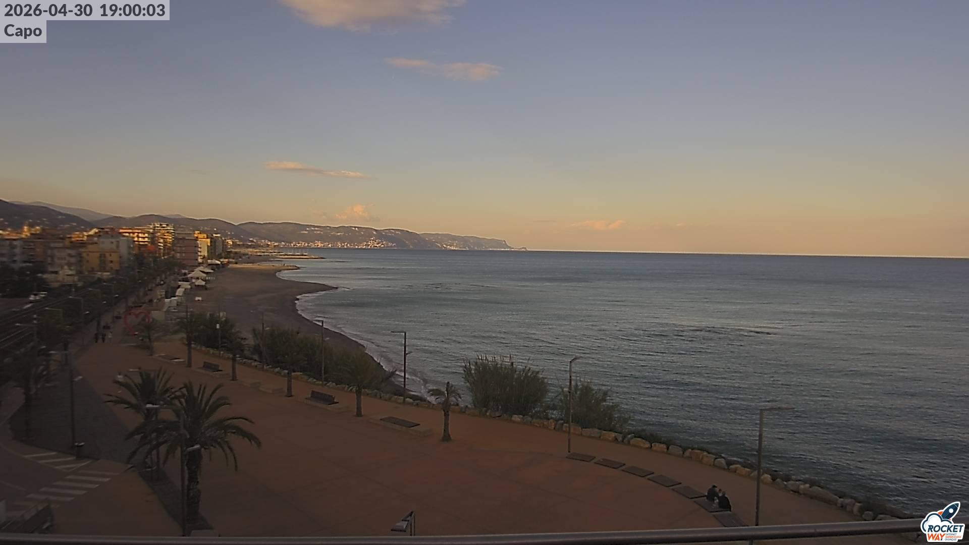 immagine della webcam nei dintorni di Loano: webcam Borghetto Santo Spirito