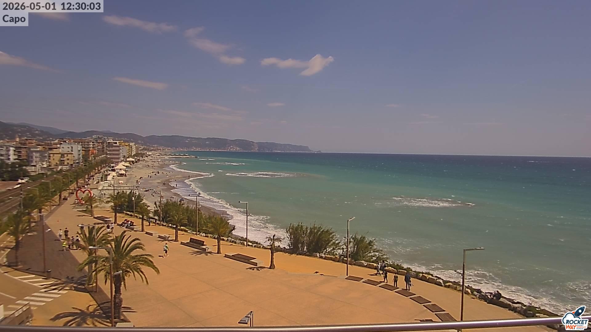 immagine della webcam nei dintorni di Bardineto: webcam Borghetto Santo Spirito