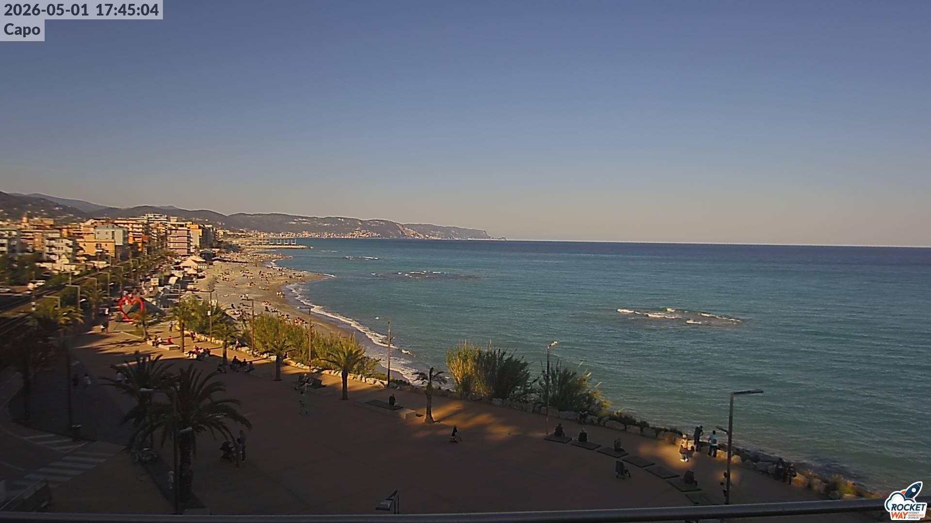 immagine della webcam nei dintorni di Toirano: webcam Borghetto Santo Spirito