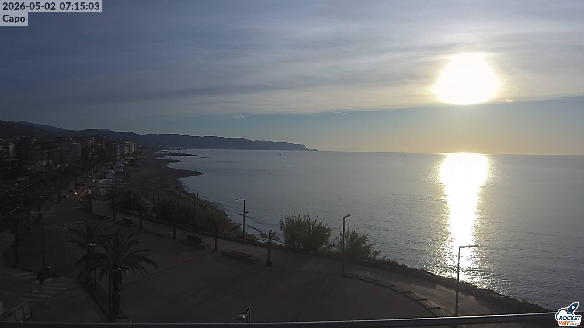 immagine della webcam nei dintorni di Giardini: webcam Borghetto Santo Spirito