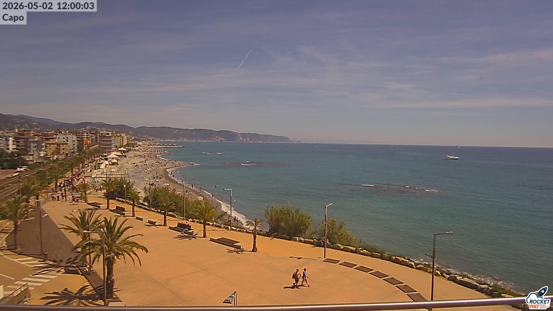 immagine della webcam nei dintorni di Albenga: webcam Borghetto Santo Spirito