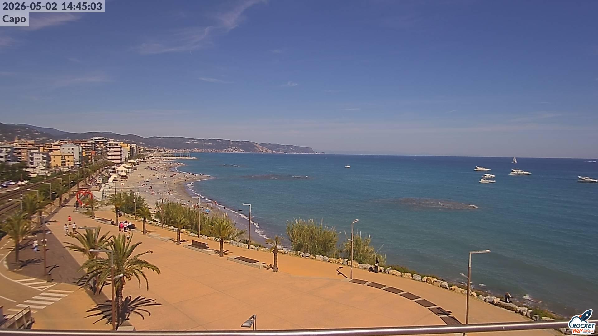 immagine della webcam nei dintorni di Nasino: webcam Borghetto Santo Spirito