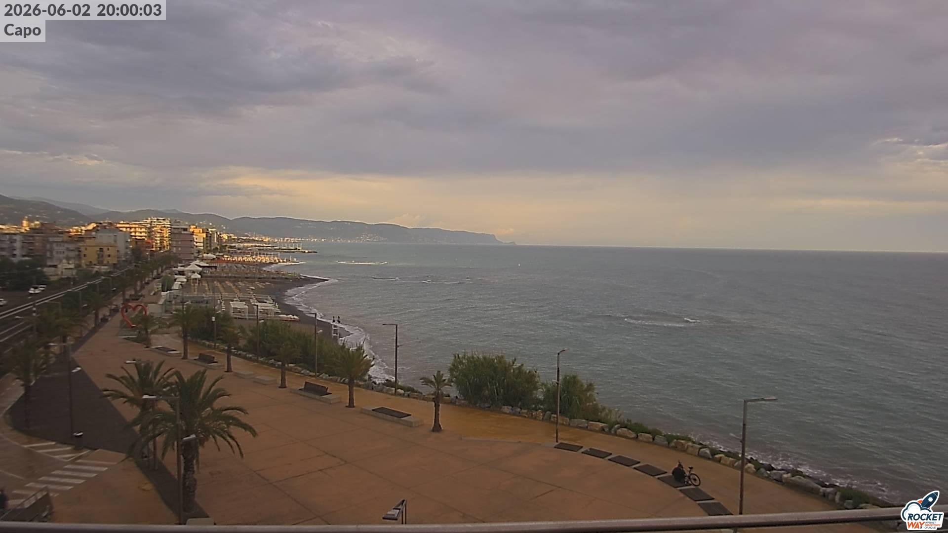 immagine della webcam nei dintorni di Finale Ligure: webcam Borghetto Santo Spirito
