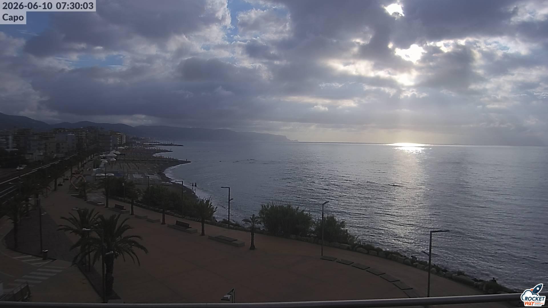 immagine della webcam nei dintorni di Albenga: webcam Borghetto Santo Spirito