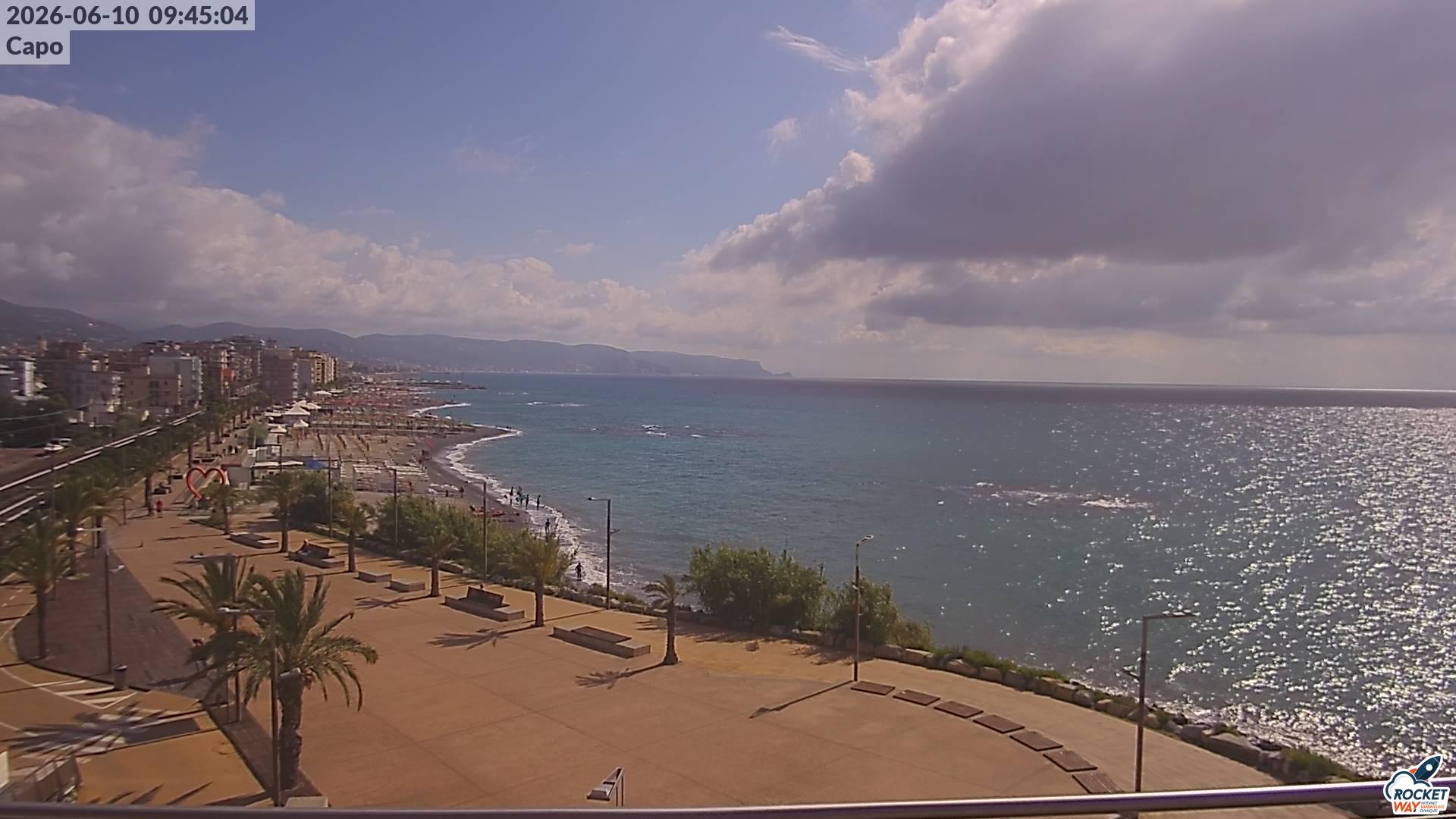 immagine della webcam nei dintorni di Finale Ligure: webcam Borghetto Santo Spirito