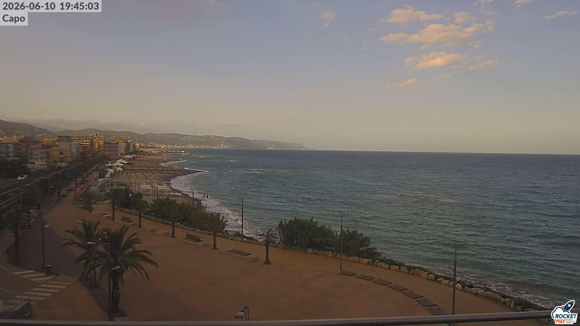 immagine della webcam nei dintorni di Pietra Ligure: webcam Borghetto Santo Spirito