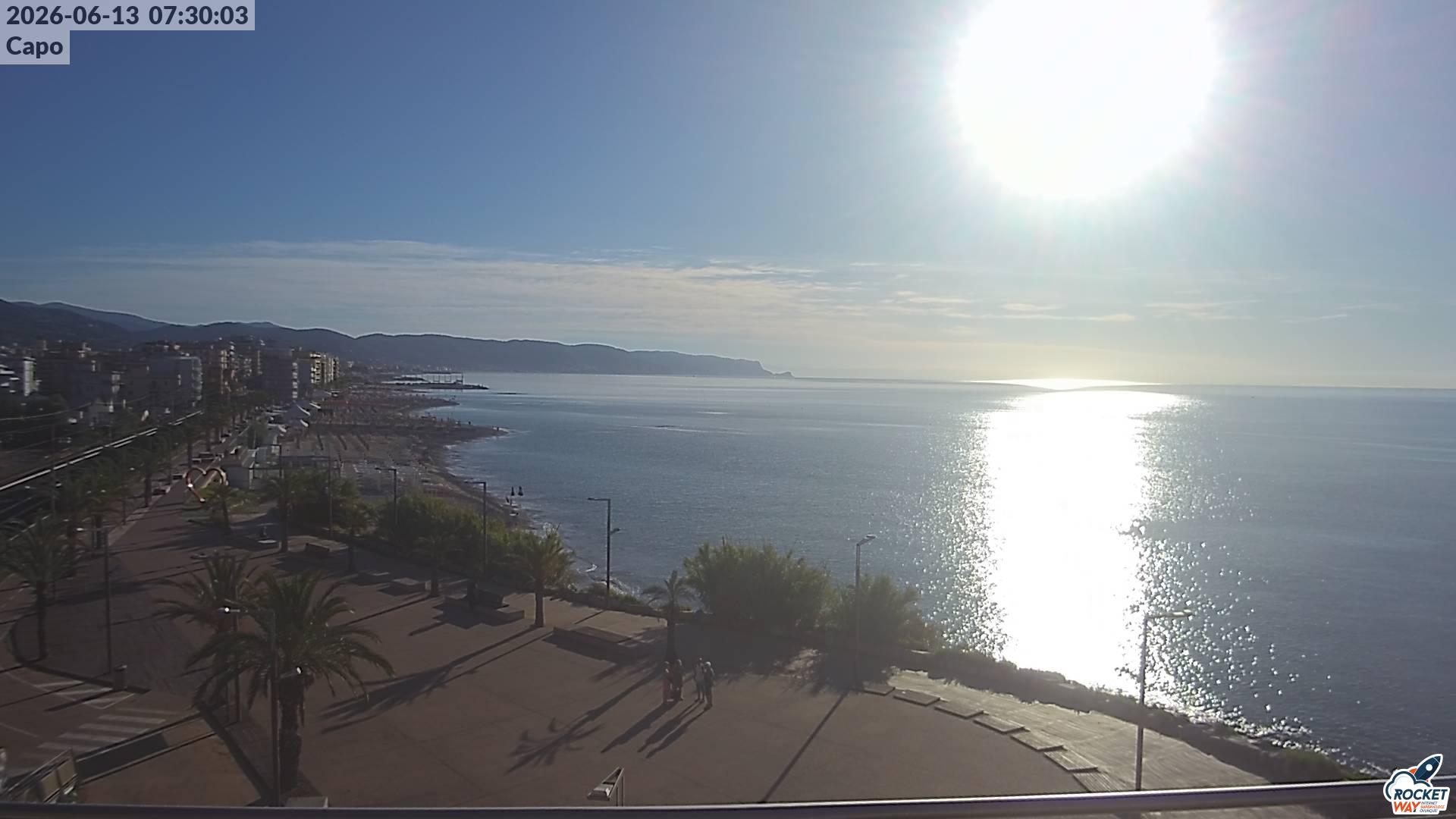 immagine della webcam nei dintorni di Leca: webcam Borghetto Santo Spirito