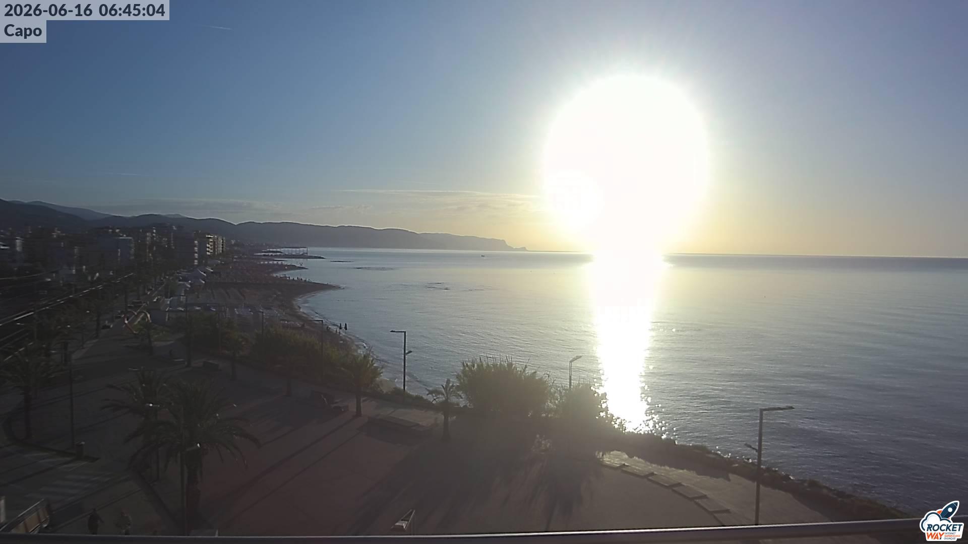 immagine della webcam nei dintorni di Laigueglia: webcam Borghetto Santo Spirito