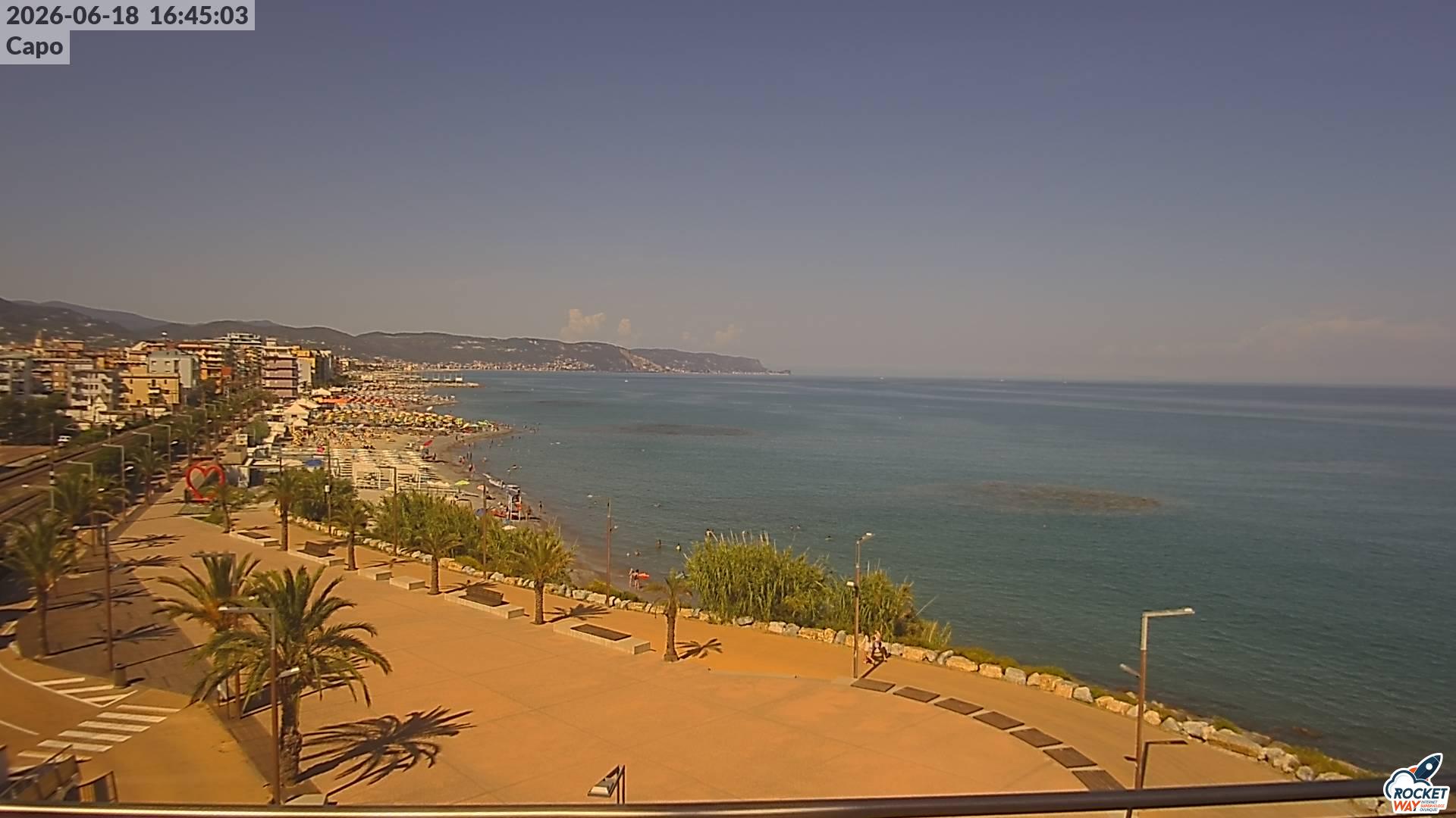 immagine della webcam nei dintorni di Noli: webcam Borghetto Santo Spirito