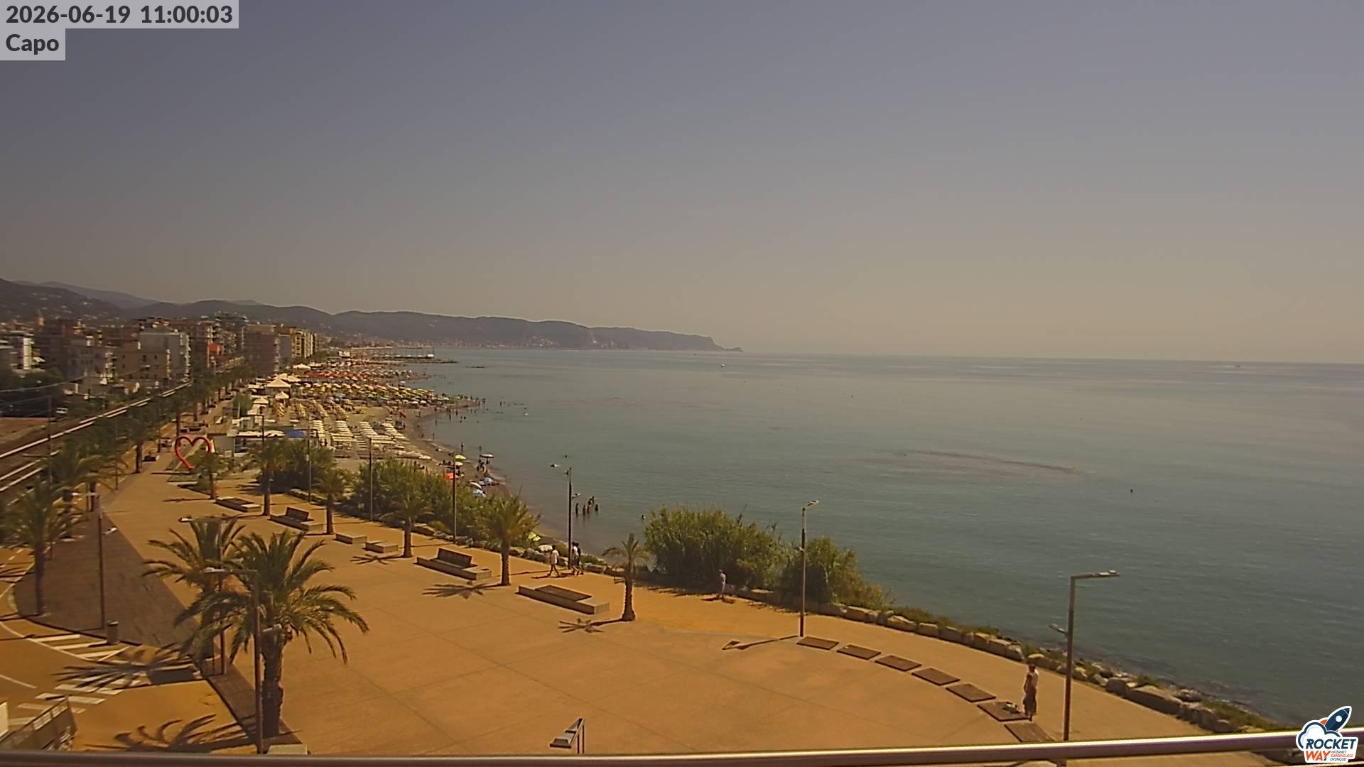 immagine della webcam nei dintorni di Nasino: webcam Borghetto Santo Spirito
