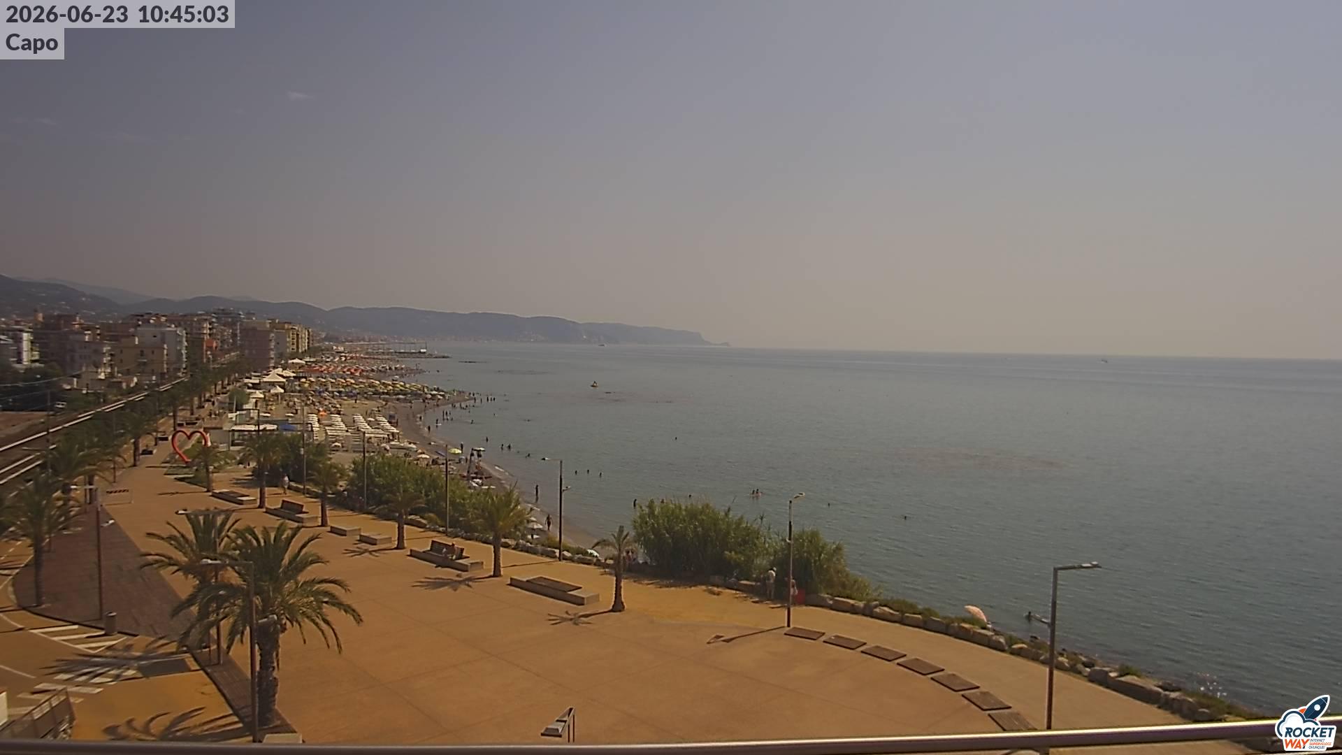 immagine della webcam nei dintorni di Ceriale: webcam Borghetto Santo Spirito