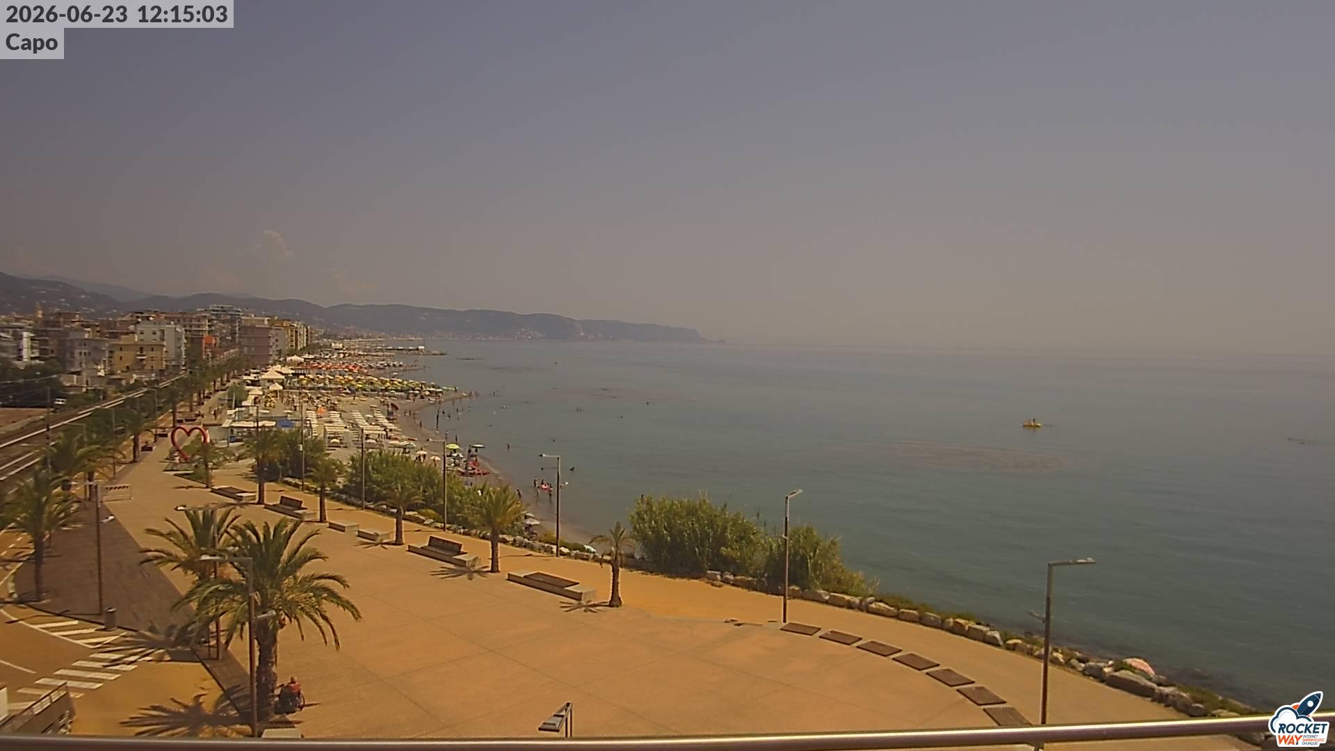 immagine della webcam nei dintorni di Solva: webcam Borghetto Santo Spirito