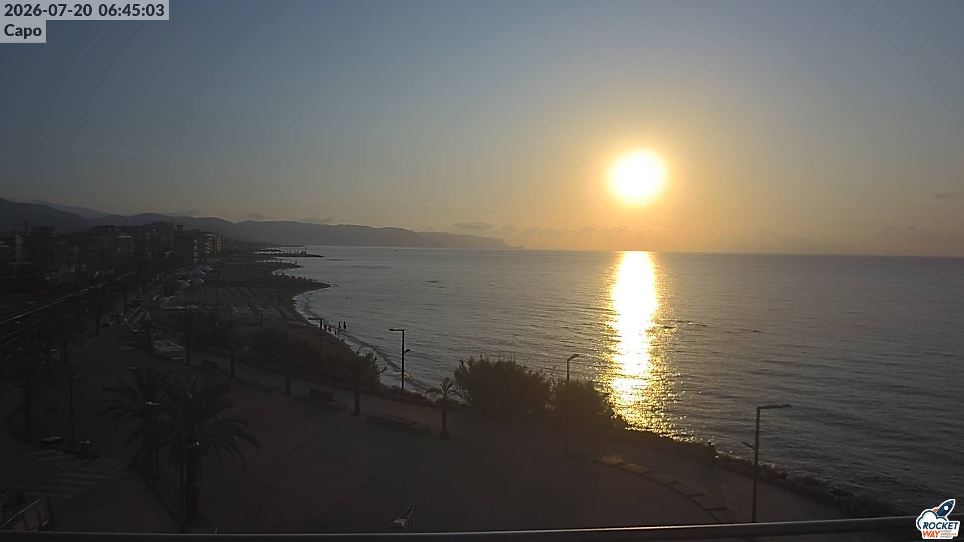immagine della webcam nei dintorni di Albenga: webcam Borghetto Santo Spirito