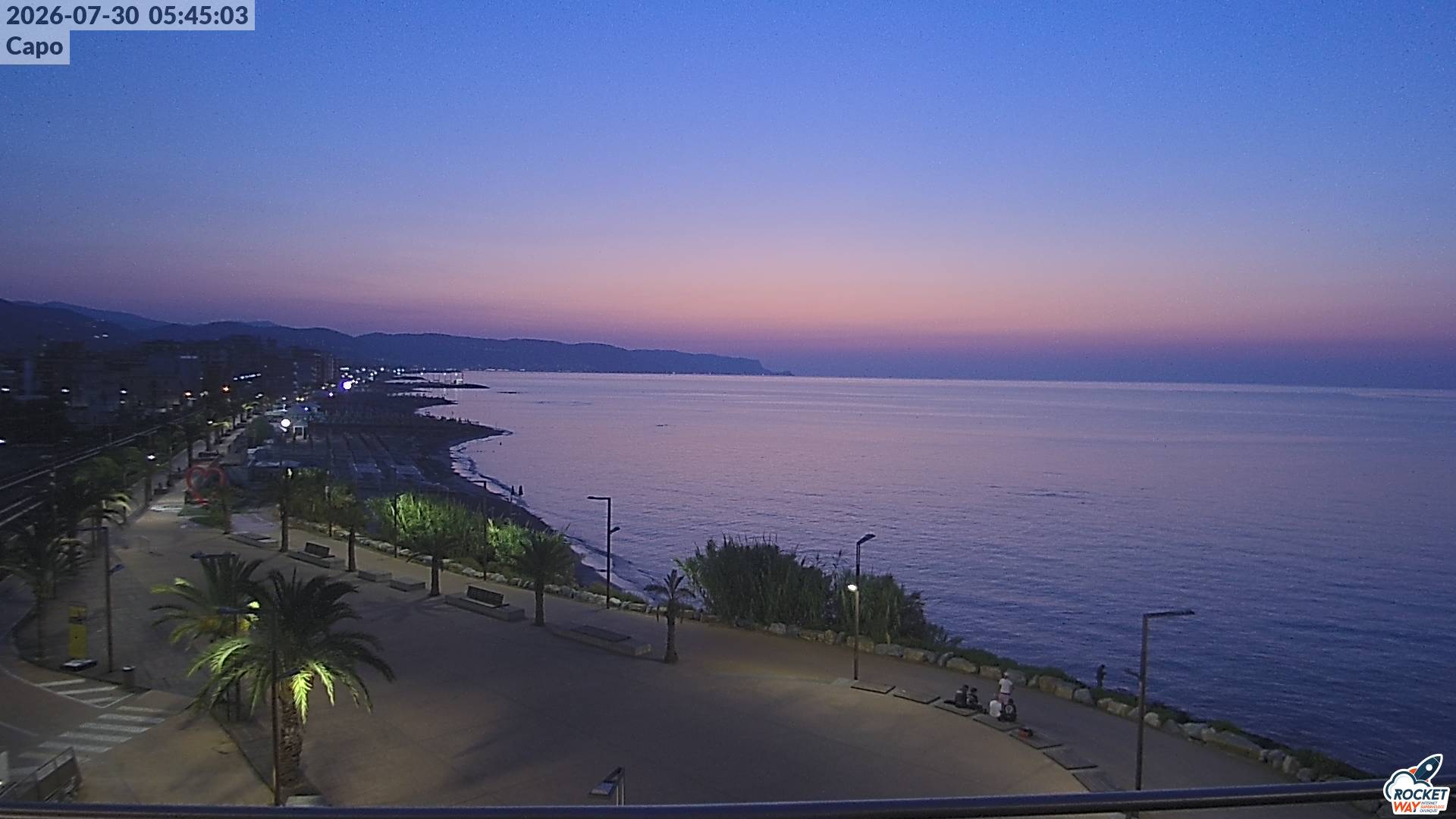 immagine della webcam nei dintorni di Pietra Ligure: webcam Borghetto Santo Spirito