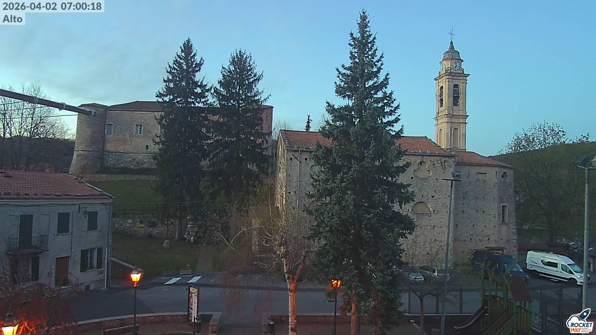 immagine della webcam nei dintorni di Montalto Carpasio: webcam Alto